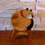 Ready Built 26cm Hand-made Wooden Stool