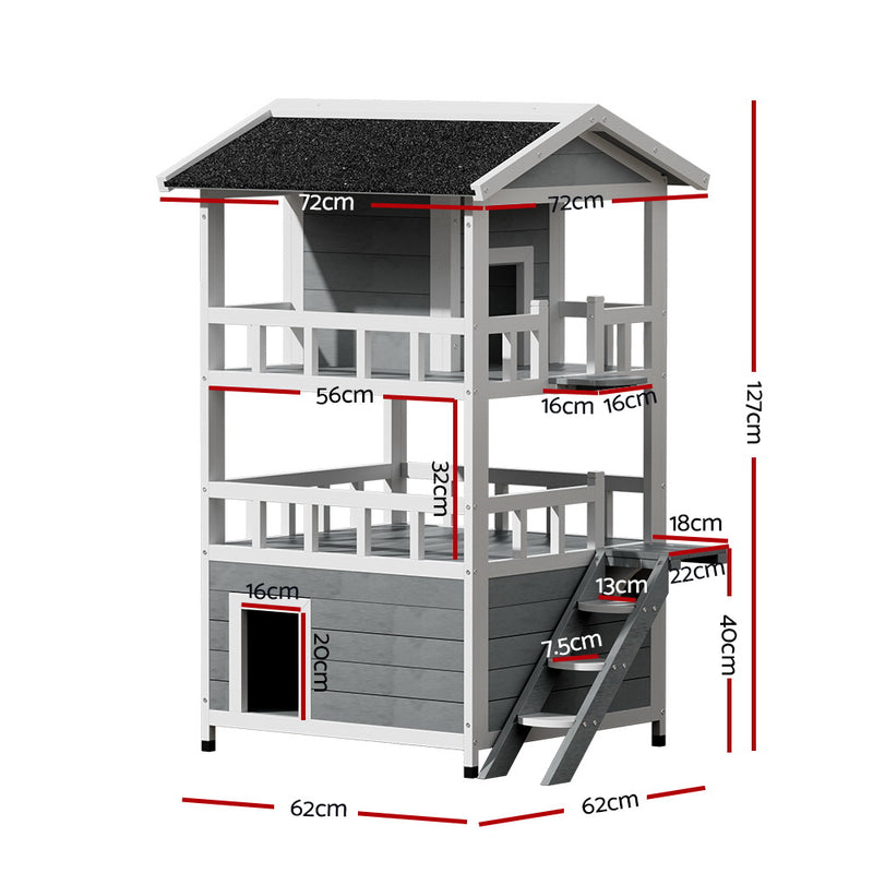 Outdoor Multi-storey Cat House