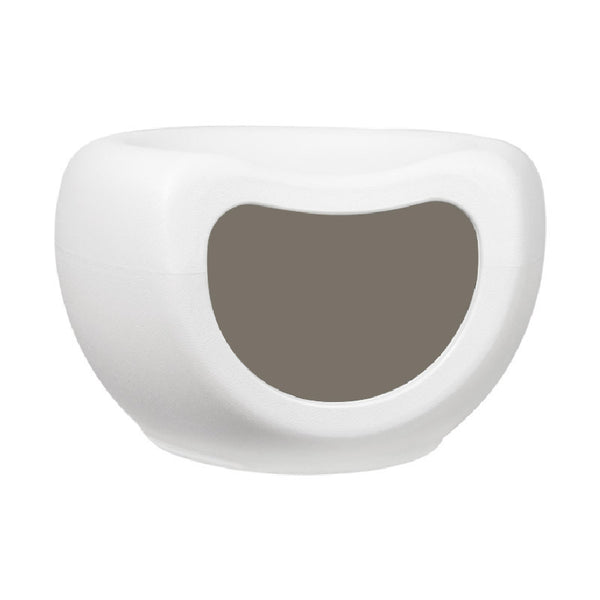 Small Pet Bed Cave - White