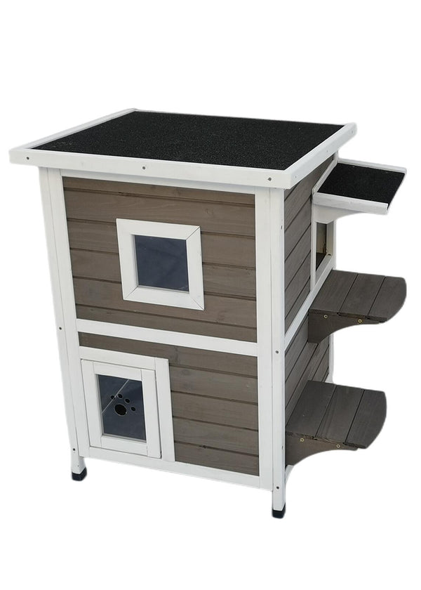 2 Story Rainproof Kitty House