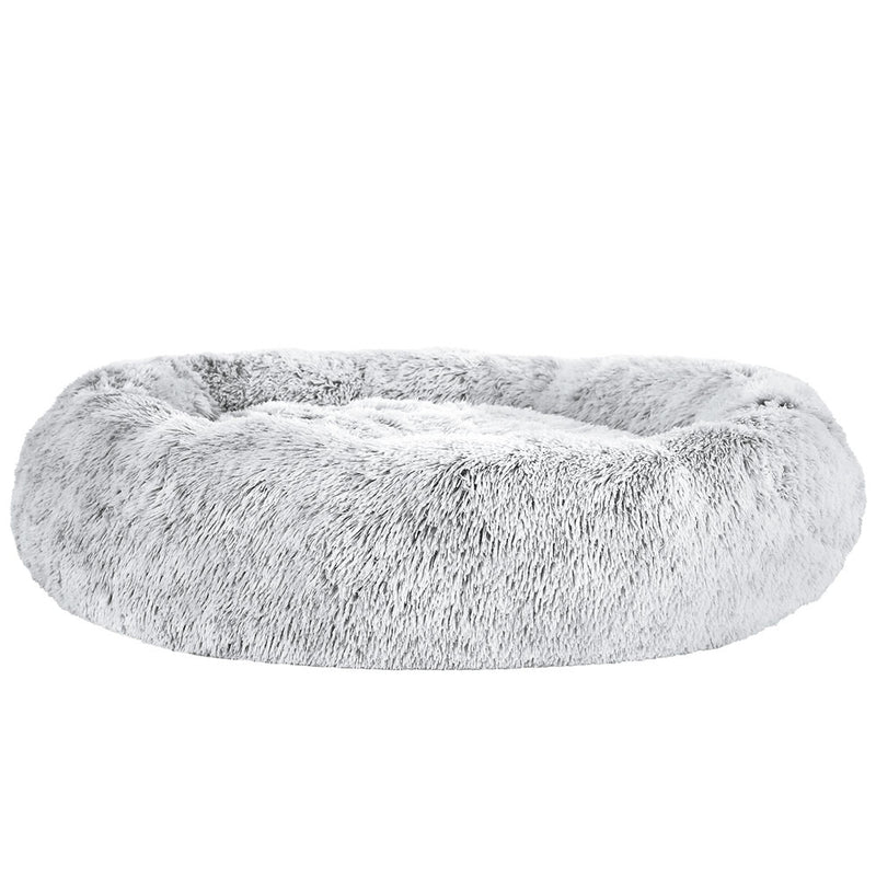 Soft Plush Calming Pet Bed Extra Large 110cm - Charcoal