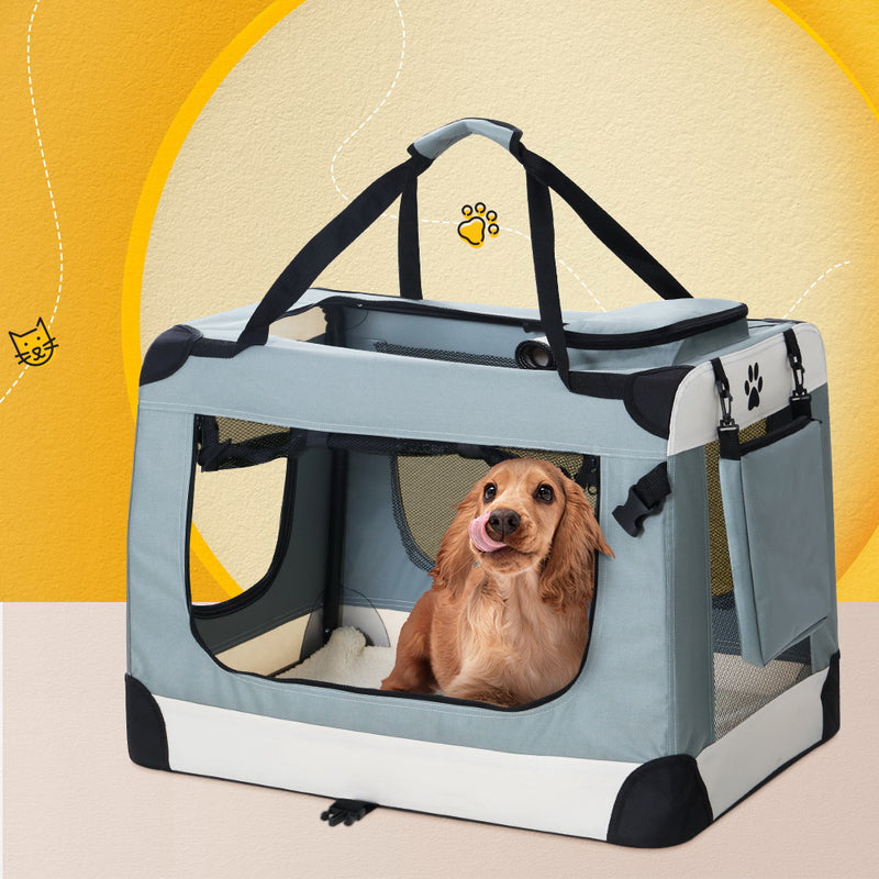 Soft Foldable Pet Carrier Crate - Large