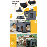 Soft Foldable Pet Carrier Crate - Medium