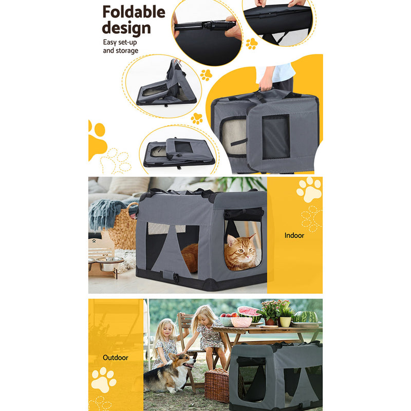 Soft Foldable Pet Carrier Crate - XL