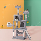 161cm Cat Scratching House - Grey