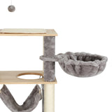 152cm Scratching Tower with Hanging Bed