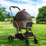 Pet Stroller Large Foldable 4 Wheels Double (Limited Delivery Area)