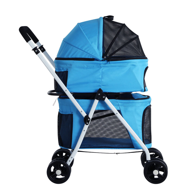 Pet Stroller - Foldable 4 Wheels Double (Limited Delivery Area)