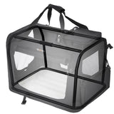 Folding Pet Transport Box - 60cm Black