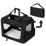 Folding Pet Transport Box - 60cm Black