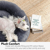 Calming Pet Bed XL 100cm - Light Grey