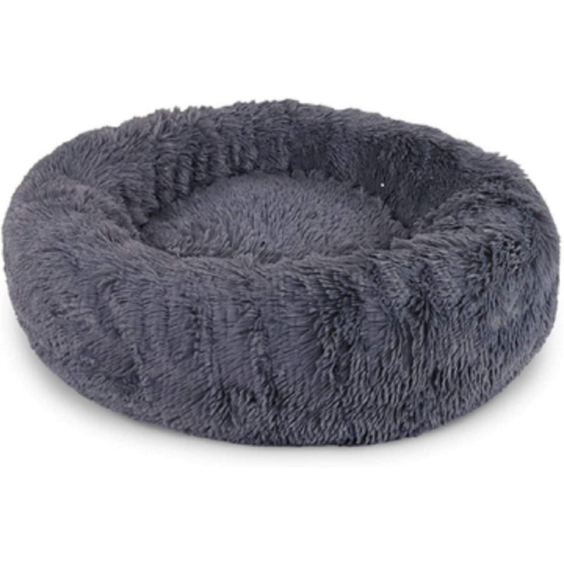 Calming Pet Bed XL 100cm - Dark Grey