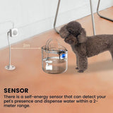 1.8L Charcoal Filter Pet Water Fountain with Sensor