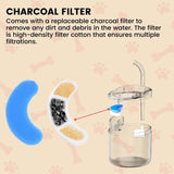 1.8L Charcoal Filter Pet Water Fountain with Sensor