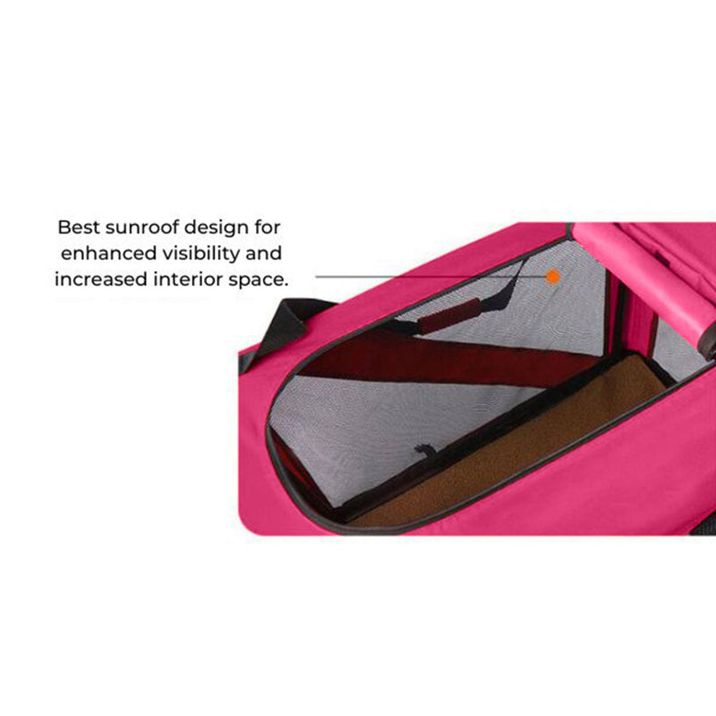 Portable Pet Carrier - XL Pink