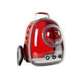 Space Capsule Backpack with Dual Cover - Red