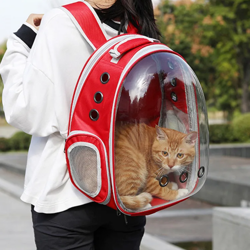 Expandable Space Capsule Backpack - Red