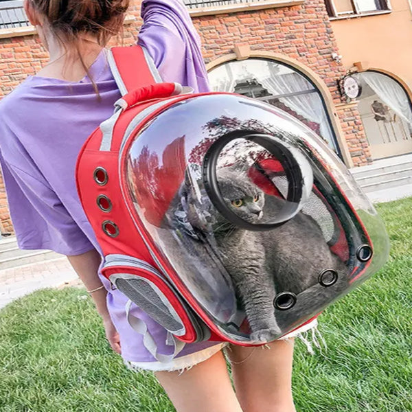 Expandable Space Capsule Backpack - Red