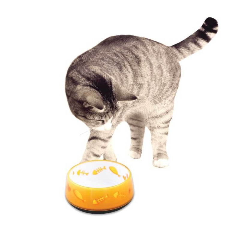 300ml Orange Anti Slip Cat Bowl