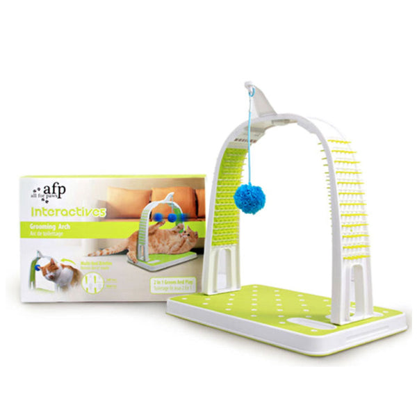 Interactive Self Grooming Arch Brush and Scratcher