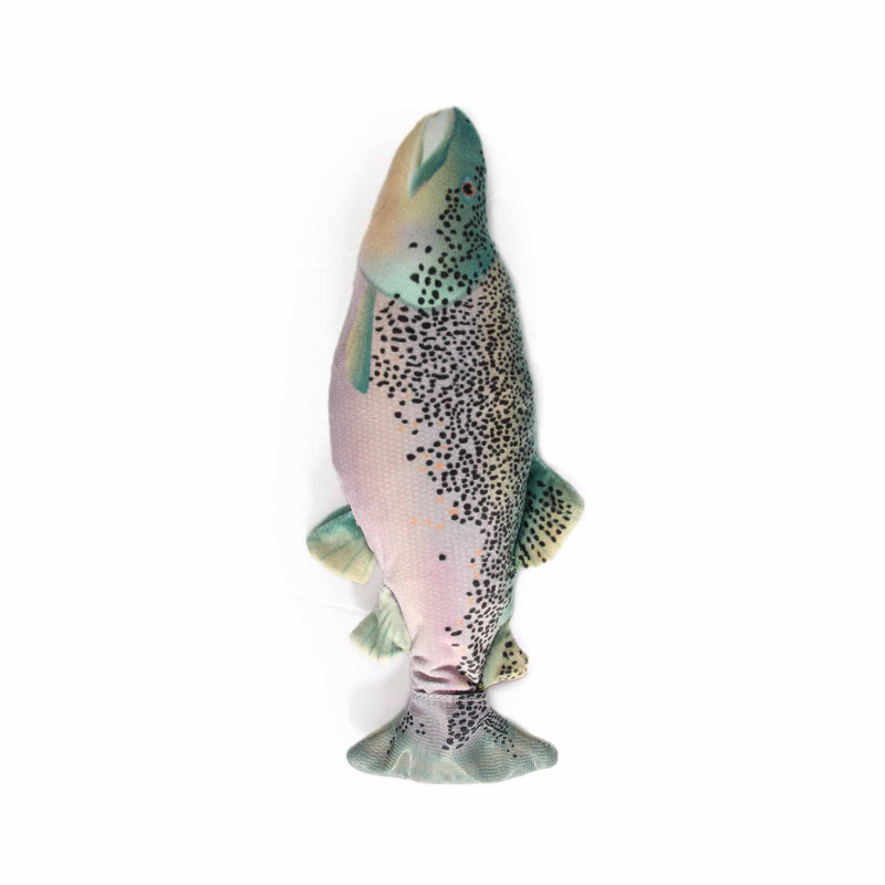 Jittering Trout Cat Toy - Flopping Dancing Fish + Catnip Silvervine