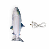 Jittering Sardine Cat Toy Flopping Dancing Fish + Catnip Silvervine