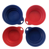 4 x Collapsible Pet Travel Bowls