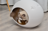 Medium Cat Cave Igloo - White