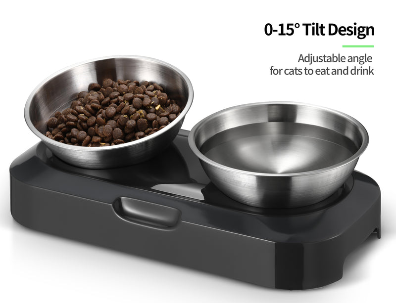 Stainless Steel Anti Slip Pet Bowl Set