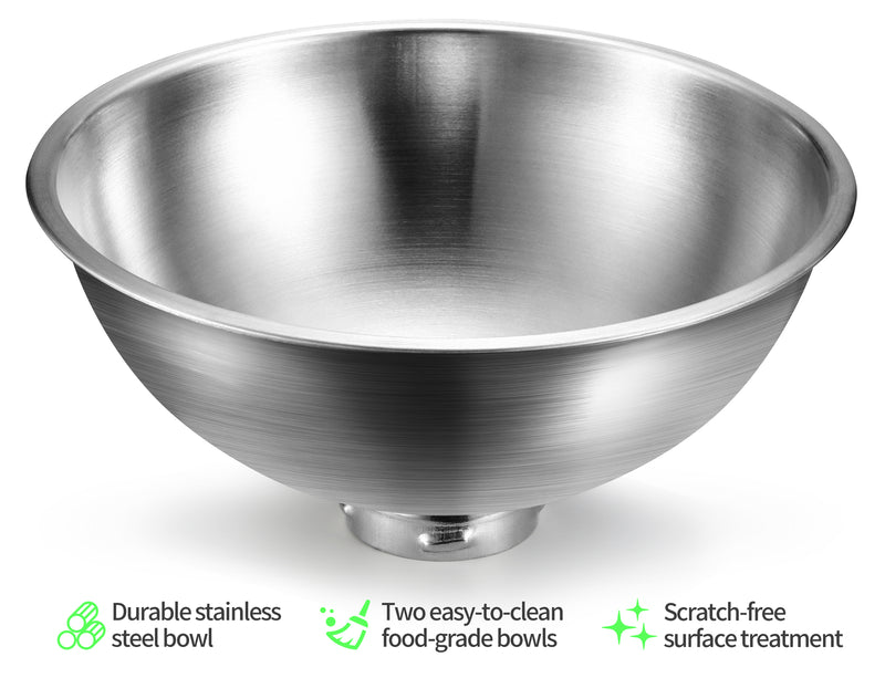 Stainless Steel Anti Slip Pet Bowl Set