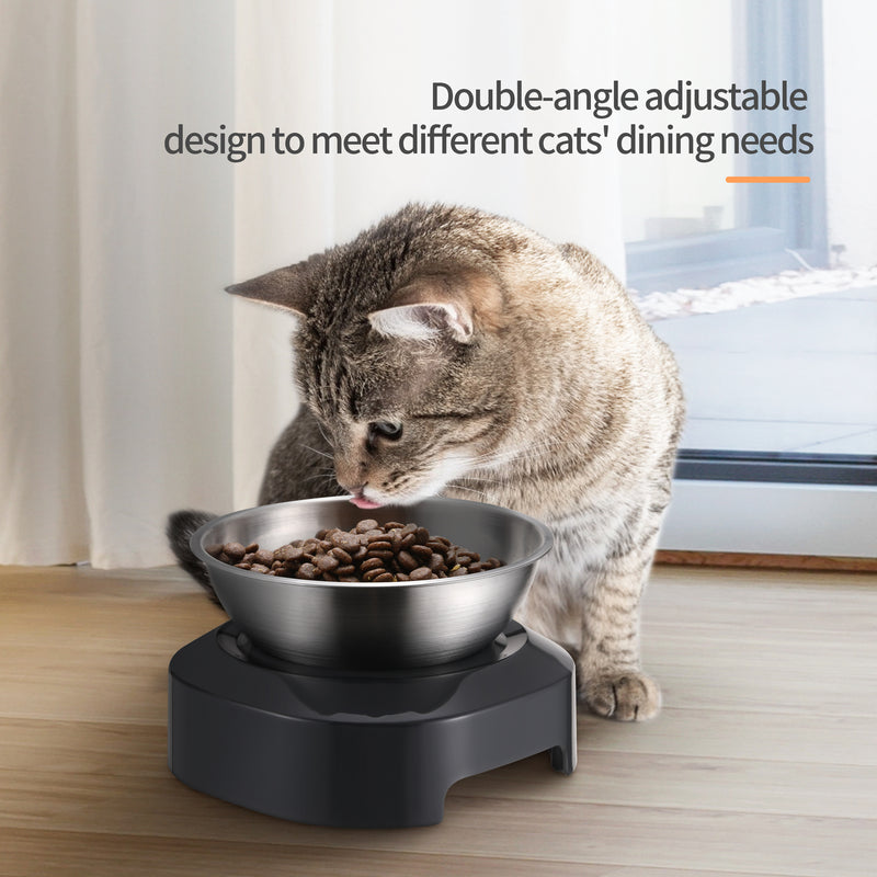 2 x Medium Stainless Steel Anti Slip Pet Bowls