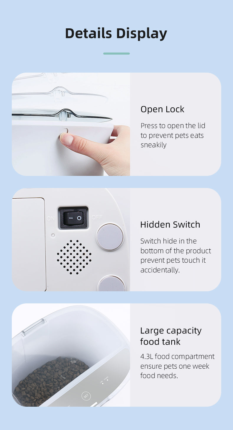 App Controlled Smart Automatic Pet Feeder