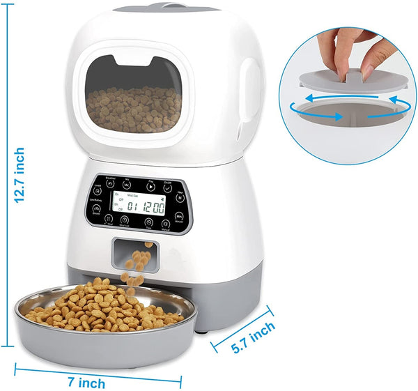 3.5L Automatic Programmable Digital Pet Feeder