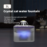 3L Automatic Electric Stainless Steel Pet Water Fountain