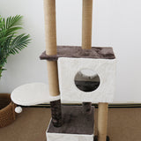 141cm Deluxe Multi-Function Three-Level Cat Tree