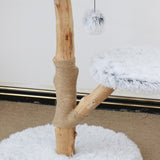 Wooden Double-Level Resort Cat Tree