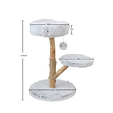 Wooden Double-Level Resort Cat Tree