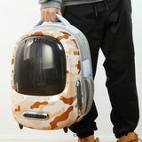 Smart Cat Backpack with Fan - Desert Camo