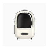 Smart Cat Backpack with Fan - Creme White