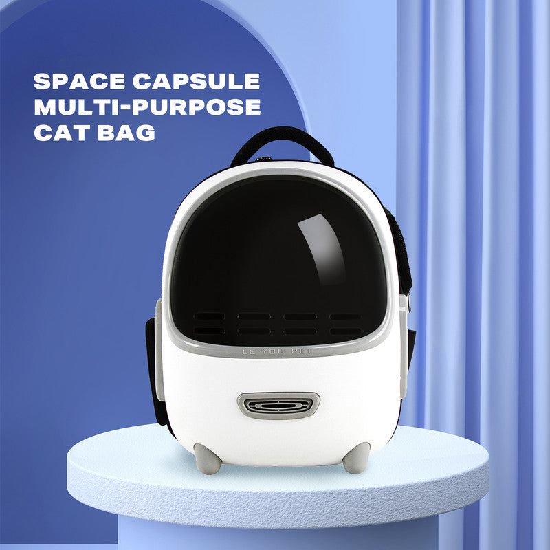 Cat Space Capsule Backpack with Vents