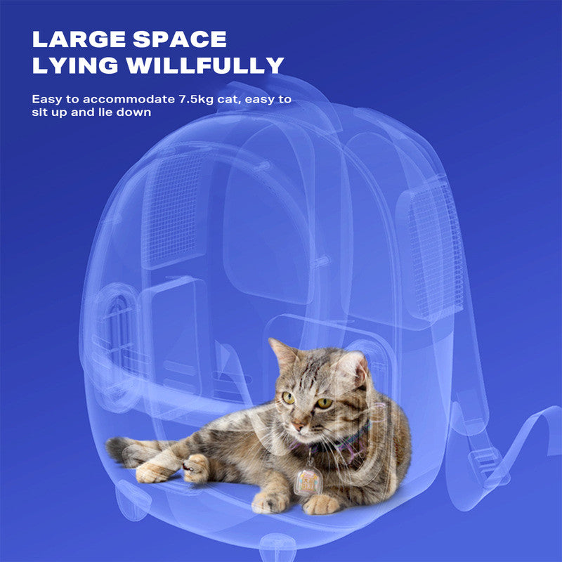 Cat Space Capsule Backpack with Vents