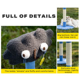 Cute Emoticon Scratching Post - Grey