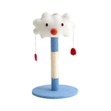 Cute Emoticon Scratching Post - White