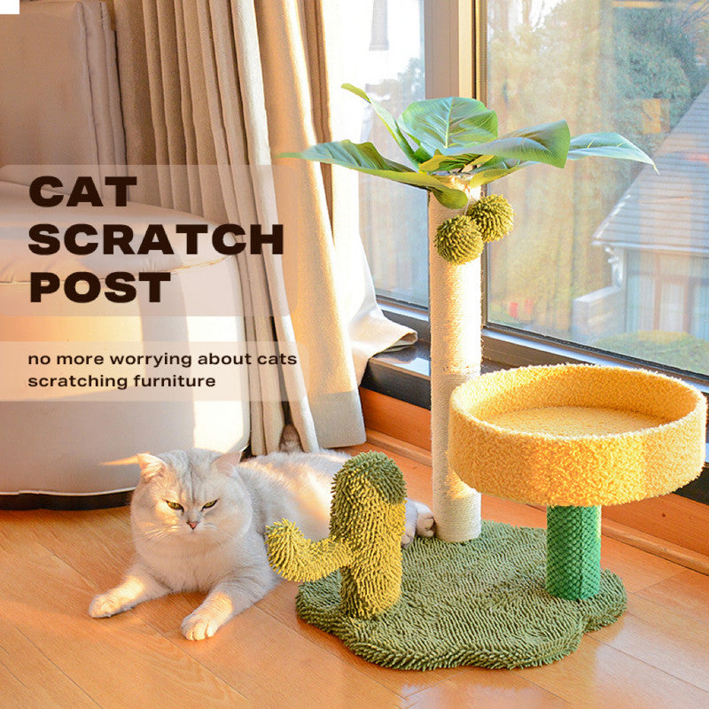 65cm Coconut Scratching Cat Tower (Limited Delivery Area)