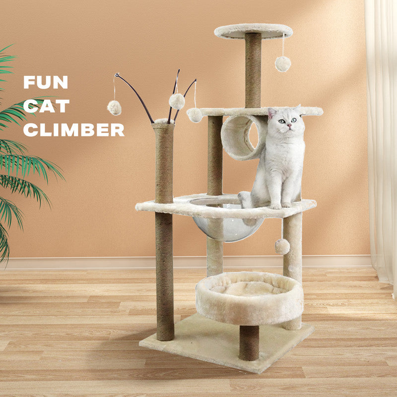 Plush 120cm Cat Scratching Tower