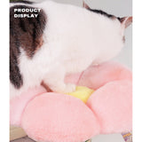 Plush Tulip Cat Scratching Tower