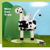 50cm Plush Cow Scratching Tower