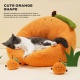 Calming Mandarin Cat Bed