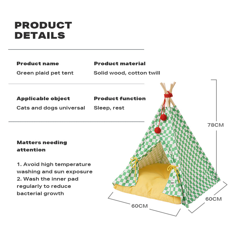 Pet Tent Nest with Removable Mattress