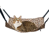 Warm Fleece Cat Hammock - Leopard